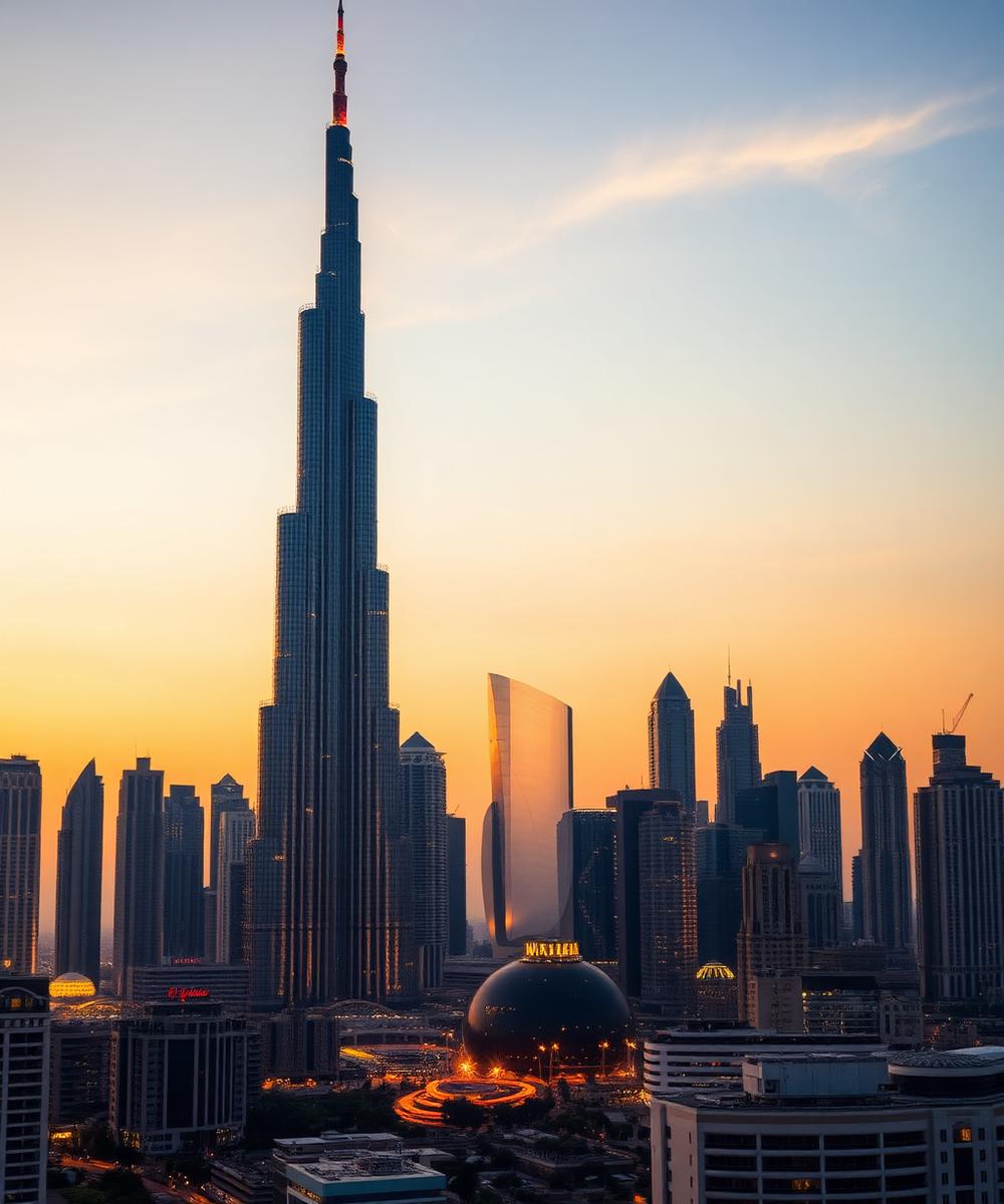 Skyline of Dubai