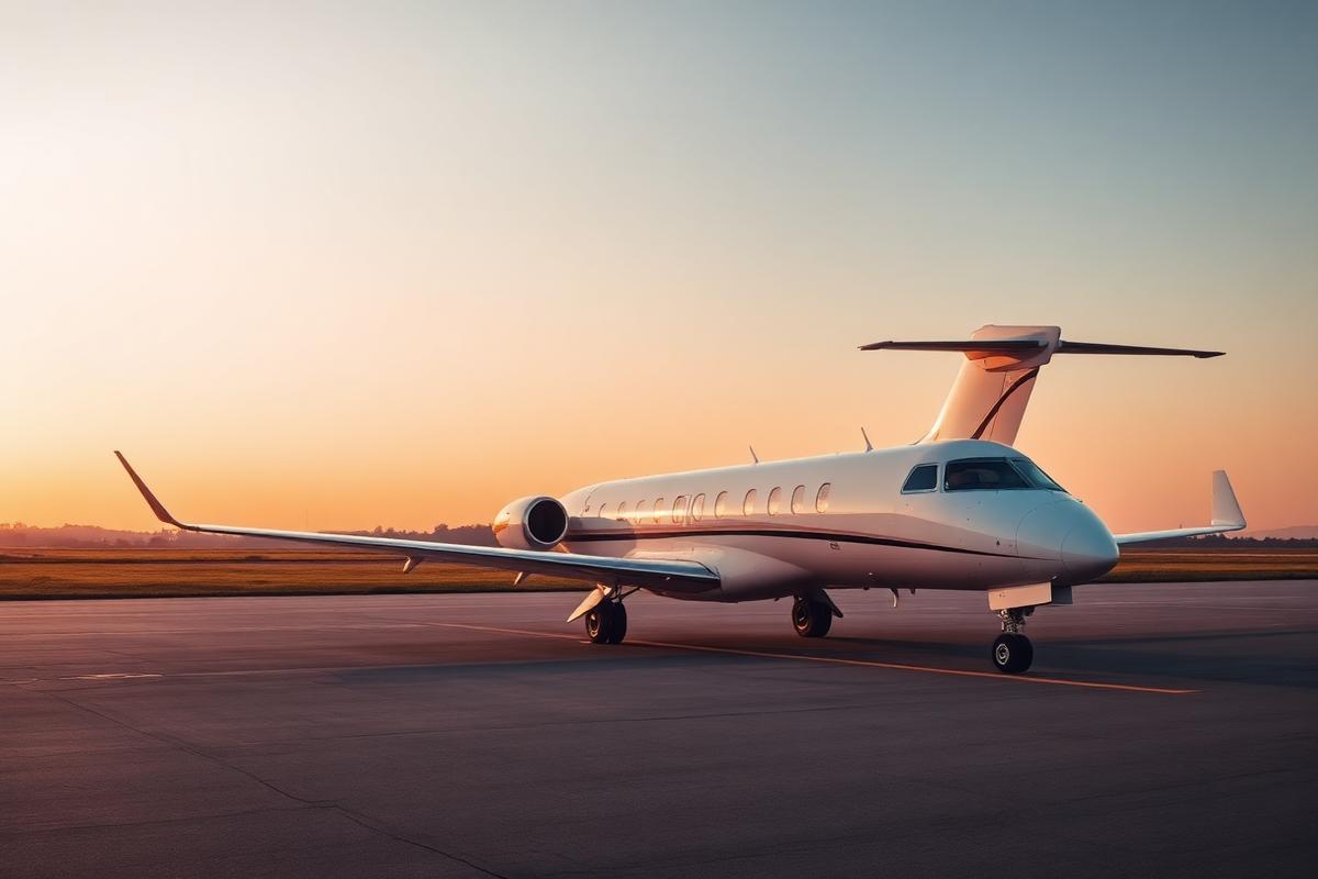 Light Jets private jet on tarmac